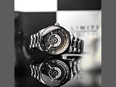 Thomas Earnshaw Staunton Chess Set Automatic Green Dial Stainless