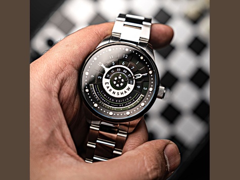Thomas Earnshaw Staunton Chess Set Automatic Green Dial Stainless
