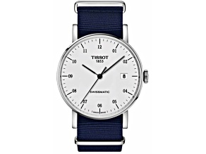 Tissot Men's Classic Blue Fabric Strap Watch
