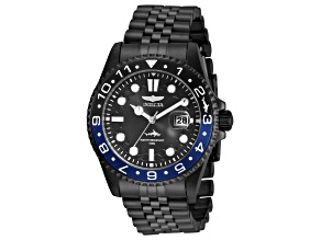 Invicta Pro Diver 43mm Black Dial Stainless Steel Band Quartz Watch