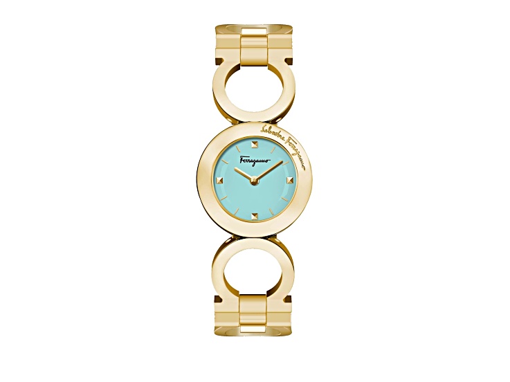 腕時計その他 Ferragamo Gancino Bracelet Watch With Polished Yellow Gold Ferragamo Womens Gancino Watches | Direct Luxury
