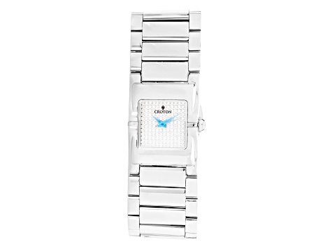 Croton Silver Tone Swiss Parts Bracelet Watch with Square  display picture 2
