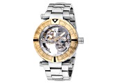 Invicta Subaqua 47mm Yellow Bezel Stainless Steel Band Automatic Watch