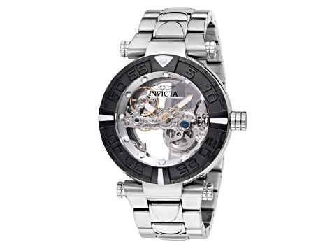 Invicta Subaqua 47mm Black Bezel Stainless Steel Band Automatic Watch