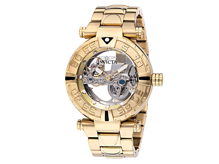 Invicta Subaqua 47mm Yellow Stainless Steel Automatic Watch