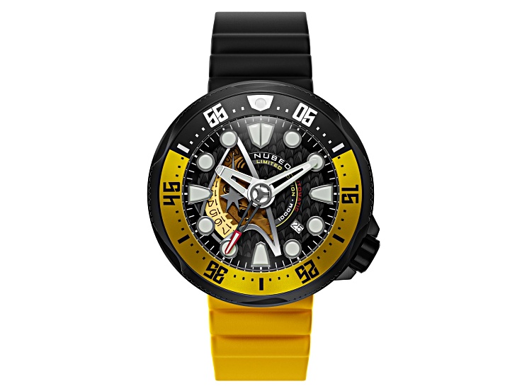 Nubeo Ventana Automatic Star Trek Starfleet Yellow Stainless Steel