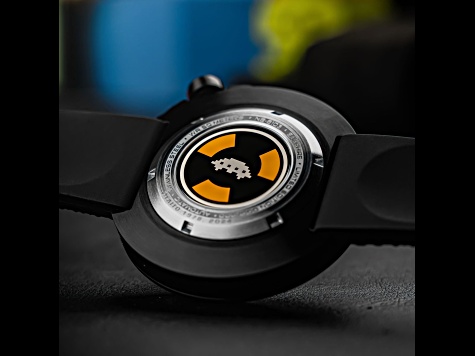 Nubeo Cassini Automatic Space Invaders Yellow Dial Black Stainless