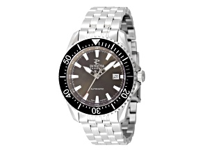 Invicta Reserve 44mm Tan Dial Black Bezel Stainless Steel Automatic Watch