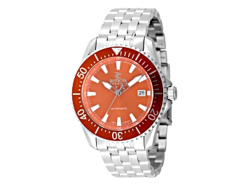 Picture of Invicta Reserve 44mm Orange Dial and Bezel Stainless Steel Automatic Watch