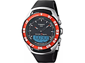 Tissot Sailing Touch 45mm Black Rubber Strap Black Dial Chronograph Quartz Watch
