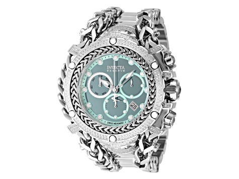 Invicta Gladiator 58.30mm Turquoise Dial Stainless Steel  display picture 1