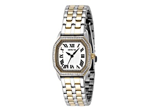 Invicta Wildflower 27mm White Dial Stainless Steel Band Quartz Watch