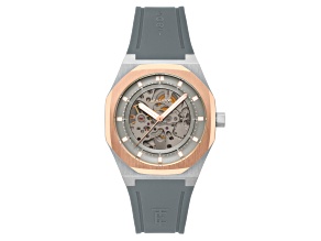 Thomas Earnshaw Discovery Drake Skeleton Gray Dial Gray Stainless Steel Band Automatic Watch