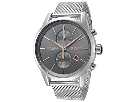 Hugo boss men's chronograph quartz clearance watch with stainless steel bracelet