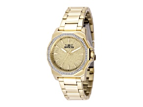 Invicta Speedway 34mm Yellow Stainless Steel Band Quartz Watch