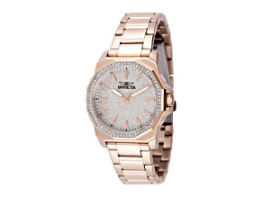 Invicta Speedway 34mm Rose Stainless Steel Band Quartz Watch