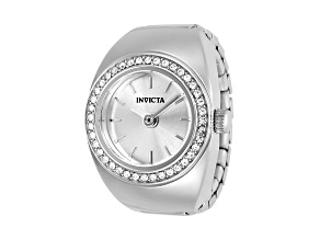 Invicta Mini 16.5mm Stainless Steel Quartz Ring Watch