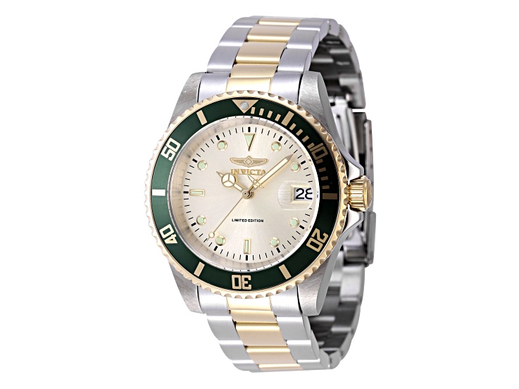 Invicta Pro Diver 40mm Champagne Dial Two-tone Stainless Steel