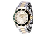 Invicta Pro Diver 40mm Champagne Dial Two-tone Stainless Steel Automatic Watch