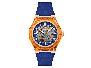 Dominatore Del Mare Ravello Blue Dial Orange Bezel Blue Stainless Steel Band Automatic Watch
