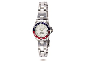 Invicta Pro Diver 24.5mm Silver Dial Stainless Steel Band Quartz Watch