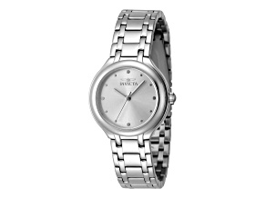 Invicta Wildflower 32mm Stainless Steel Quartz Watch and Blue Stallion Perfume Set