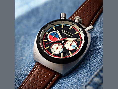 Cadola Testa Di Toro Black Dial Black Bezel Brown Stainless Steel