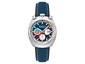 Cadola Testa Di Toro Blue Dial White Bezel Blue Stainless Steel Band Chronograph Watch