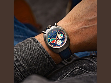 Cadola Testa Di Toro Blue Dial White Bezel Blue Stainless Steel