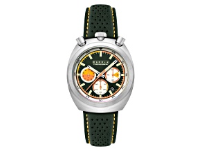 Cadola Testa Di Toro Green Dial White Bezel Grenn Stainless Steel Band Chronograph Watch