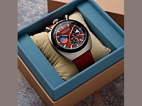 Cadola Testa Di Toro Red Dial Black Bezel Red Stainless Steel Band