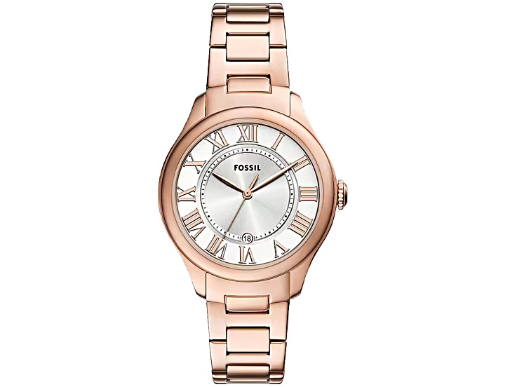 Fossil Gilmore 38mm Rose Stainless Steel Bracelet Quartz Watch