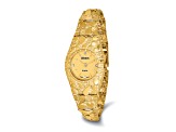 10k Yellow Gold Champagne 22mm Dial Nugget Watch