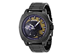 Invicta NFL 46mm Baltimore Ravens Quartz Watch