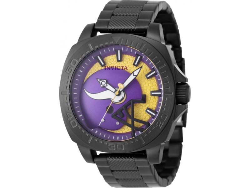 Invicta NFL 44mm Blue Dial Baltimore Ravens Quartz Watch