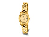 Ladies Charles Hubert IP-plated Gold-tone Dial Watch