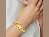 Ladies Charles Hubert IP-plated Gold-tone Dial Watch