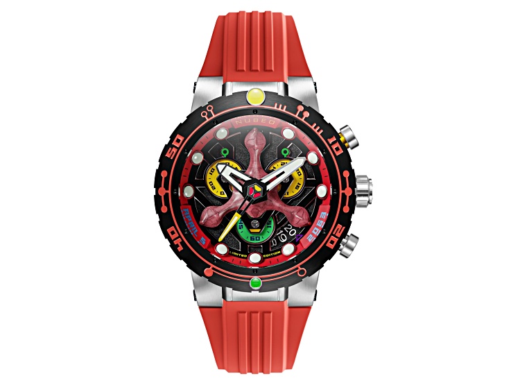 Nubeo Opportunity Chronograph Star Trek First Contact Day Red