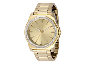 Invicta Speedway 42mm Yellow Dial Yellow Stainless Steel Band Quartz Watch