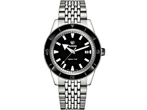 Rado Captain Cook 42mm Black Dial Stainless Steel Bracelet Automatic Watch