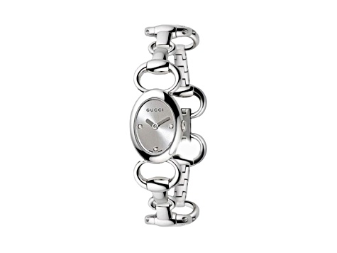 Lucy　0605 Gucci Tornabuoni Women's Stainless Steel Horsebit Link