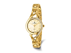Ladies Charles Hubert Gold-finish Gold Dial Watch