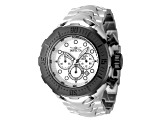 Invicta Thunder Bolt 52mm Black Bezel Stainless Steel Quartz Watch