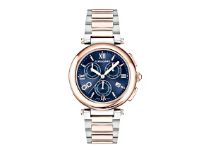 Ferragamo Legacy Watch 40MM Two-tone Case Blue Sunray Dial Two-tone Bracelet