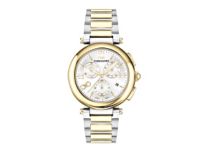 Ferragamo Legacy Watch 40MM Two-tone Case White Sunray Dial Two-tone Bracelet