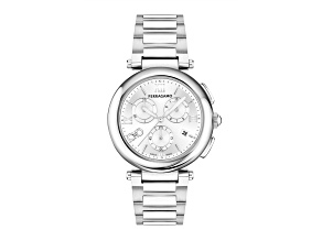Ferragamo Legacy Watch 40MM White Sunray Dial Stainless Steel Bracelet