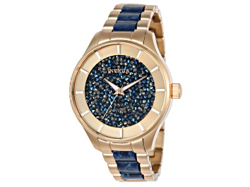 Picture of Invicta Angel 40mm Blue Dial Resin, Stainless Steel Band Quartz Watch