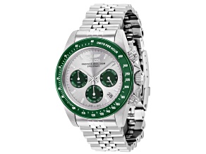 Invicta Speedway 39.5mm Green, Light Grey Dial Stainless Steel Band Quartz Watch