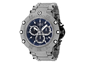 Invicta Subaqua 52.00mm Titanium, Black Dial Stainless Steel Band Quartz Watch