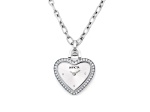 Invicta Mini Angel 27.5mm Gold tone Crystal Heart Pendant  display picture 3